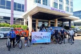 PHRI Kalbar gowes sekaligus cek penerapan prokes anggota