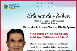 Guru Besar Unniversitas Hasanuddin terima penghargaan bintang jasa dari Kaisar Jepang