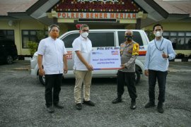 BRI serahkan satu unit Ambulance untuk Polres Bener Meriah