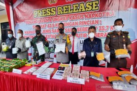 Satresnarkoba Polresta Banjarmasin cetak rekor tangkapan 42,9 Kg narkoba