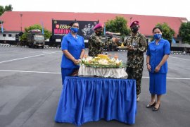 Danlantamal VIII Hadiri Syukuran HUT ke-75 Korps Marinir di Yonmarhanlan  Bitung