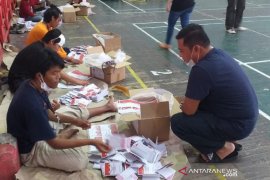 Kapolres Palu pantau proses pelipatan kertas suara Pilkada serentak 2020