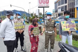 Masyarakat dan pengguna jalan di Tapteng terjaring razia prokes