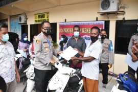 200 motor masih diamankan di Polresta Jayapura Kota