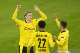 Dua gol Haaland bawa Dortmund taklukkan Brugge 3-0