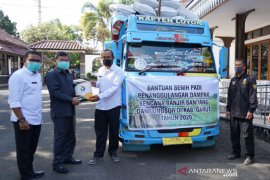 Kementan salurkan 10 ton benih padi untuk petani korban banjir di Garut