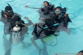 Pemkab Bangka Barat latih menyelam para pemandu wisata