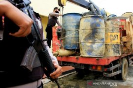 Polres Nagan Raya tangkap truk pengangkut 2,6 ton BBM solar bersubsidi