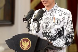 Presiden Joko Widodo apresiasi dan sampaikan terima kasih pada guru
