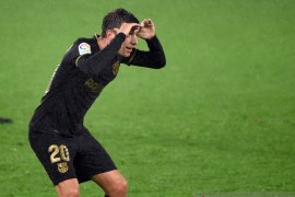 Pemain Barcelona Sergi Roberto positif terinfeksi COVID-19