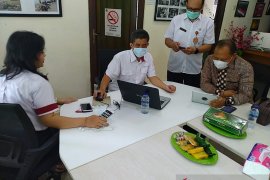 Kepala Dinas Kominfo Jembrana kunjungi LKBN ANTARA Biro Bali (+Elnusa Petrofin+BNI)