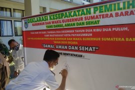 Payakumbuh deklarasikan pemilu damai untuk Pilkada Serentak 2020
