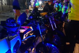 Polda Bali tindak pengguna motor modifikasi untuk balap liar