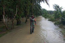 Warga gunakan jalan alternatif akibat banjir di Aceh Tamiang