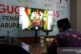 Digelar secara virtual, Sekda hadiri rakornas pengendalian inflasi