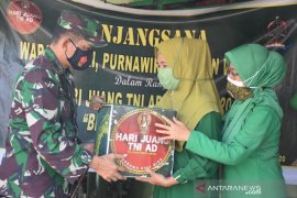 Danrem 091/ASN Kunjungi Warakawuri dan Rumkit Tk.IV Samarinda di Hari Juang Kartika