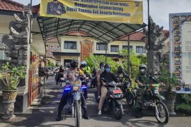 Polres, Kodim 1626 dan Kajari Bangli adakan patroli bersama saat masa tenang