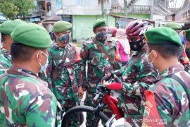 Naik sepeda, Dandim 0211/TT cek kesiapan pengamanan di 184 TPS