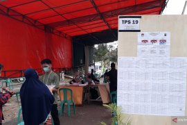Tulus Purnomo gunakan hak suara di TPS 19 Hajimena