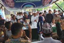 Paisal-Amris terima ucapan kemenangan dari Ketua Pemuda Minang Dumai