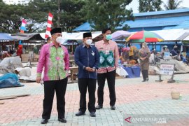 Pembangunan dan pembenahan Pasar Rakyat Terpadu Kandangan terus dilakukan