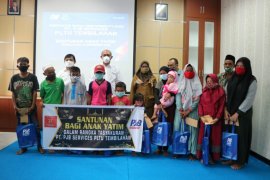 Manajemen PLTU Tembilahan santuni anak yatim