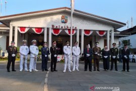 BPBD Kota Bogor disinfeksi di Balai Kota cegah COVID-19