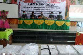 Hasil rekapitulasi KPU Lingga Nizar-Neko dan Aman unggul