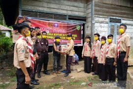 Pramuka Saka Wira Kartika Kodim 0212/Tapsel adakan bakti sosial