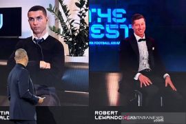 Robert Lewandowski dinobatkan sebagai Pemain Terbaik FIFA 2020