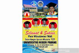 UNP tes usap peserta yang hadir dalam wisuda ke-121