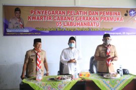 Bupati Labuhanbatu buka penyegaran pelatih dan pembina Pramuka