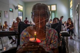 Perayaan menyambut Natal di panti wreda