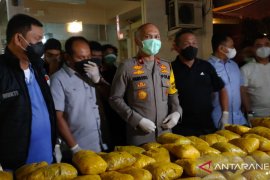Polisi: 201 kg sabu di Petamburan merupakan jaringan Timur Tengah