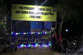 Polres Poso  bangun tujuh pos pengamanan Natal dan tahun baru