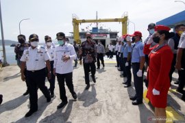 Pelayaran perdana lintasan Ketapang-Lembar