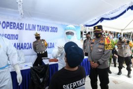 Kakorlantas cek pelaksanaan tes swab antigen acak di Bali