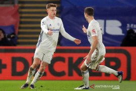Leicester kembali cetak gol larut untuk petik poin dari markas Crystal Palace