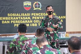 Pendam I/BB tes urine seluruh personel