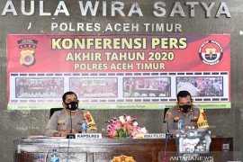 Polres Aceh Timur tanggani 355 kasus selama 2020
