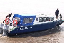 Lima bus air bantuan Kemenhub segera dioperasikan di Kabupaten Asmat