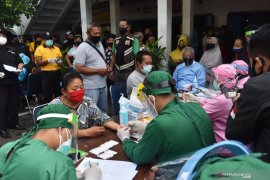 Rapid test massal pedagang pasar