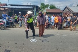 Dua motor laga kambing di Perdagangan, satu tewas