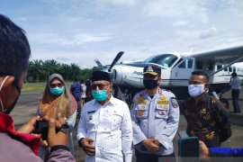 Sukses dan lancar, penerbangan perdana di Bandara Pusako Anak Nagari Pasaman Barat