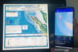 21 gempa bumi guncang Sumut dan Aceh di awal tahun 2021