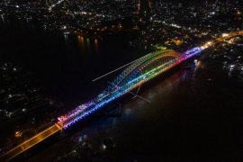 Jembatan Musi VI masih uji coba