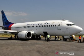 Keluarga penumpang pesawat Sriwijaya Air datangi Bandara Supadio Pontianak