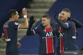 PSG lumat Brest 3-0 untuk tempel Lyon