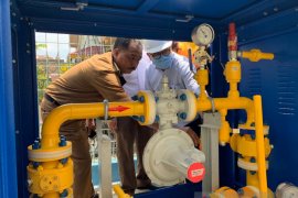 Sempat terhenti karena bocor, jargas kembali aliri Pekanbaru