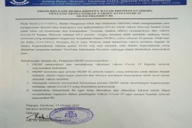 Ephorus ajak jemaat HKBP bangun kepercayaan terhadap vaksin COVID-19